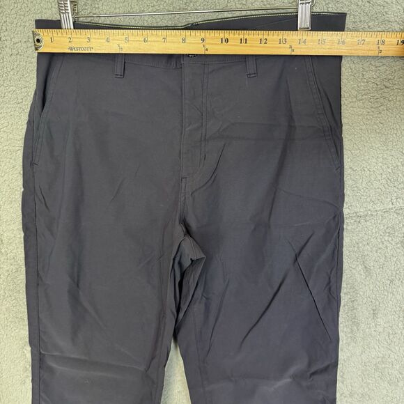 Eddie Bauer Tech Pants Mens 34x33 Blue Lightweight Performance Stretch Hiking - Picture 4 of 11